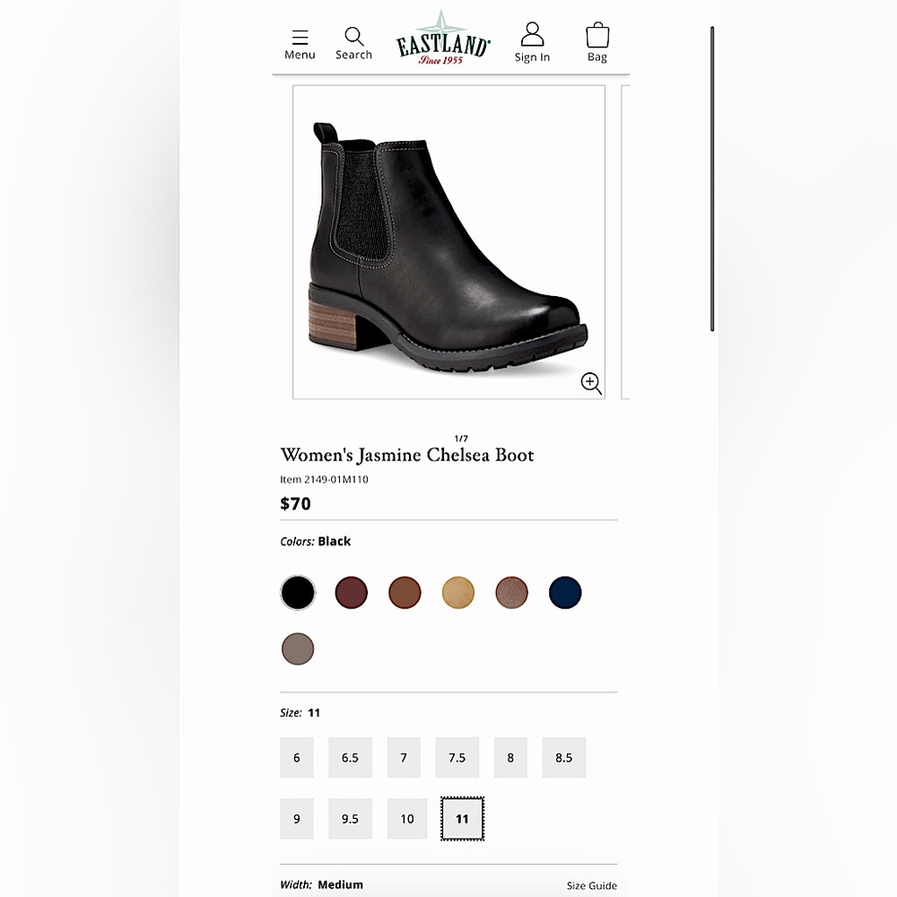LIKE NEW and SALE! Women Jasmine Chelsea Boot